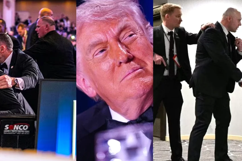 Chaos at the Correspondents’ Dinner: Trump Evacuated After Shooting Incident