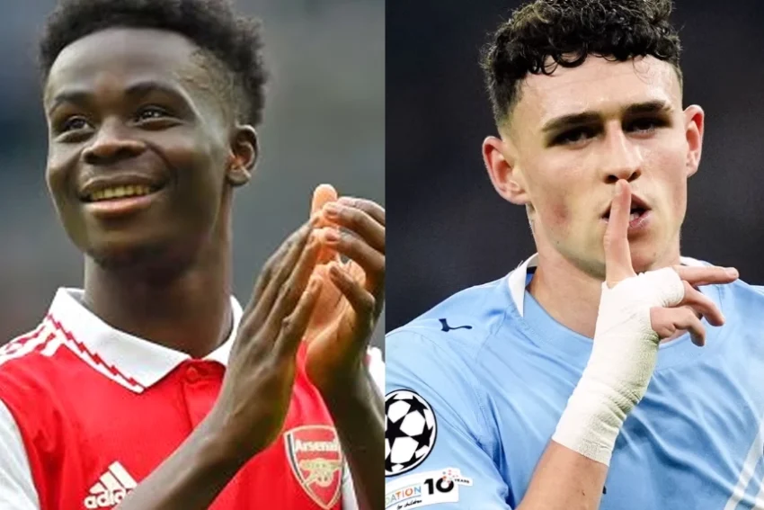 Bukayo Saka vs Phil Foden