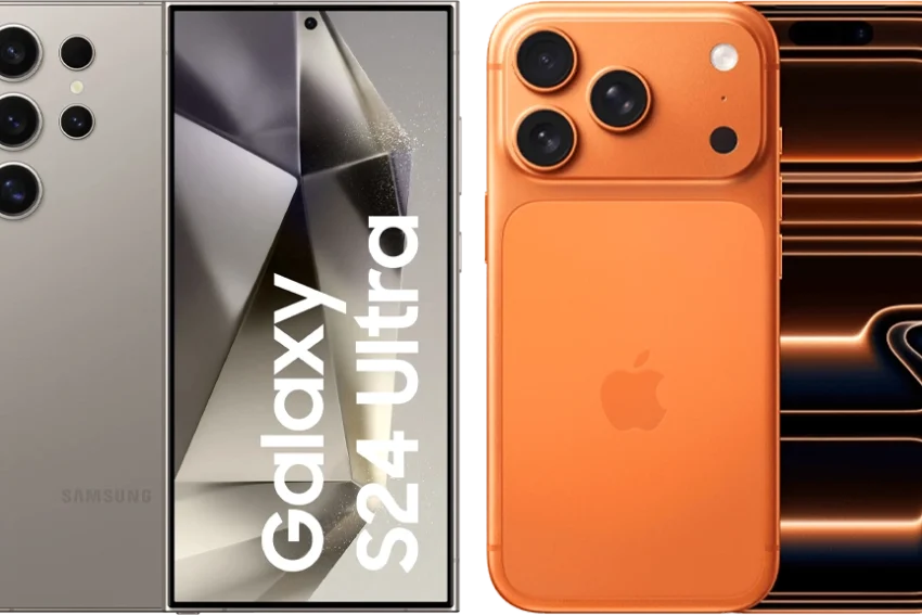 Samsung Galaxy S24 Ultra vs iPhone 17 Pro Max