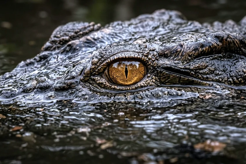 Crocodiles Have "Built-In Goggles"