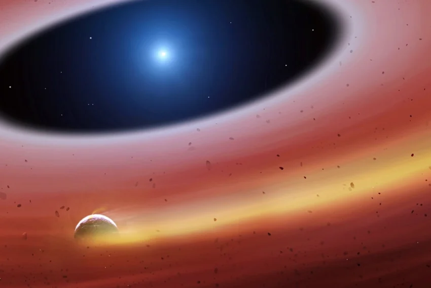 a Planet Born From a Dead Star