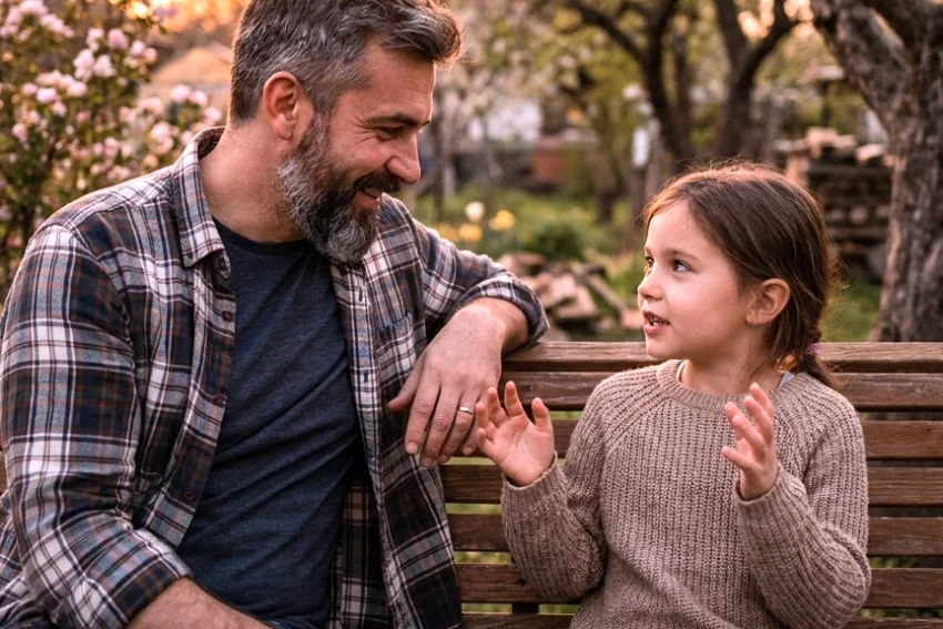Dad With His Kid