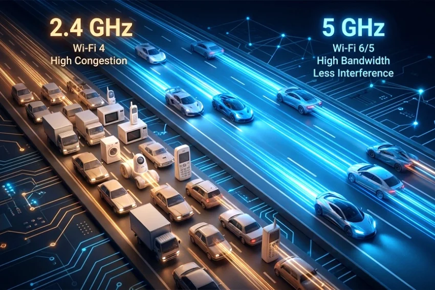 5GHz vs. 2.4GHz: Which Wi-Fi Band Is Right for Your Setup?