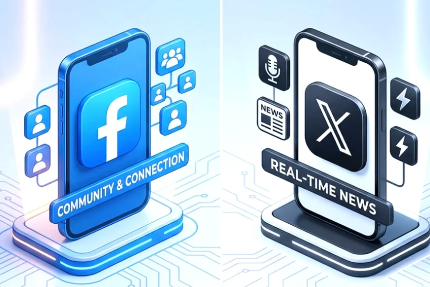Facebook vs. X