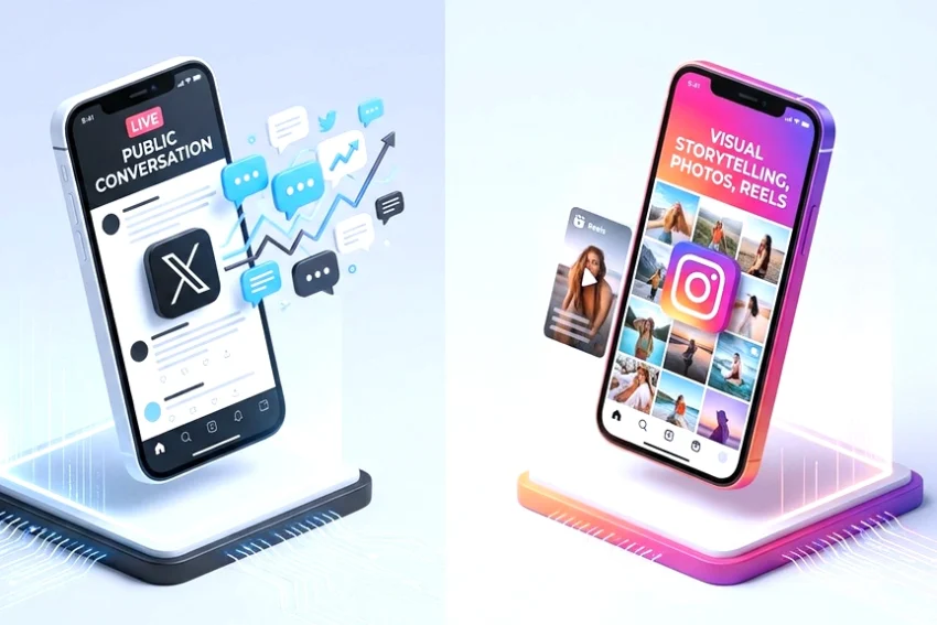 X (Twitter) vs. Instagram