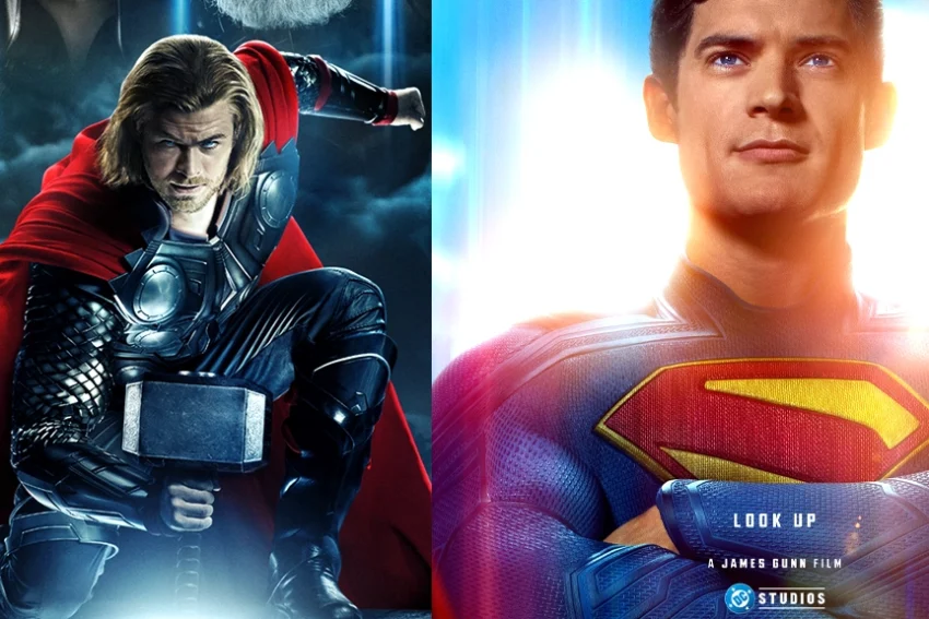 Superman vs Thor