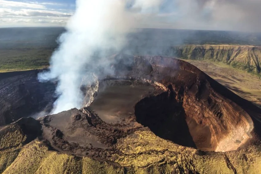 Beneath a Volcano