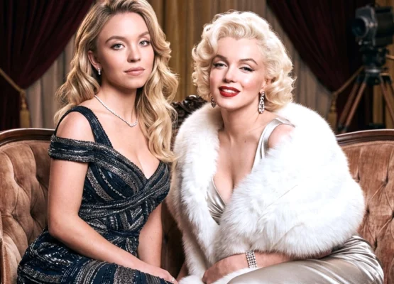 Sydney Sweeney and Marilyn Monroe