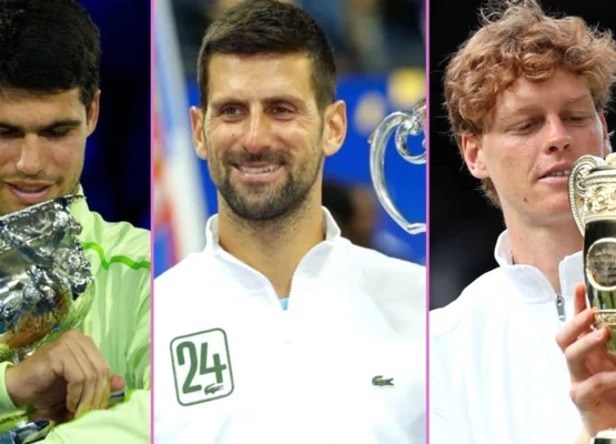 Federer, Nadal and Djokovic
