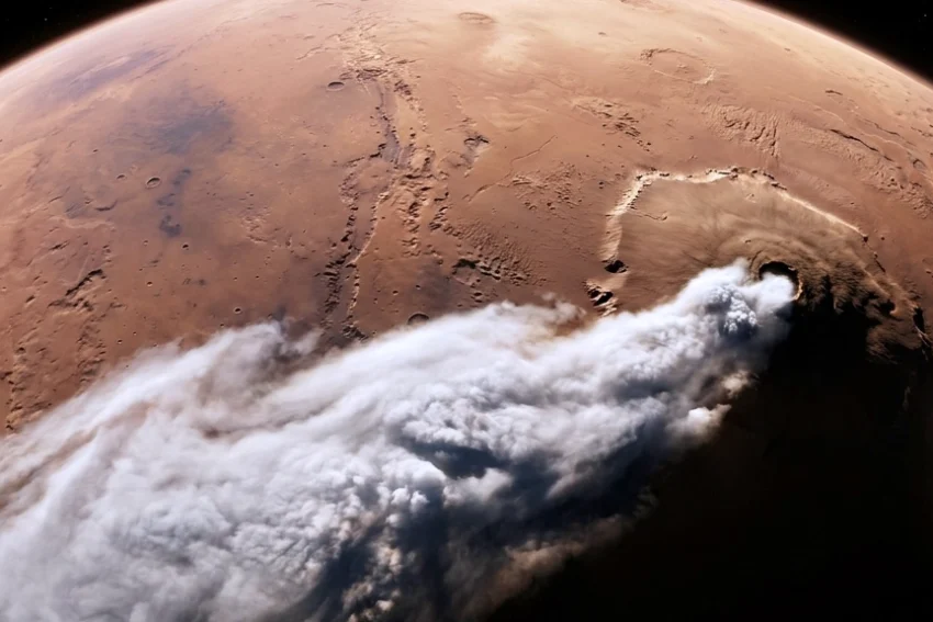 Mars Has a 1,000-Mile-Long Cloud