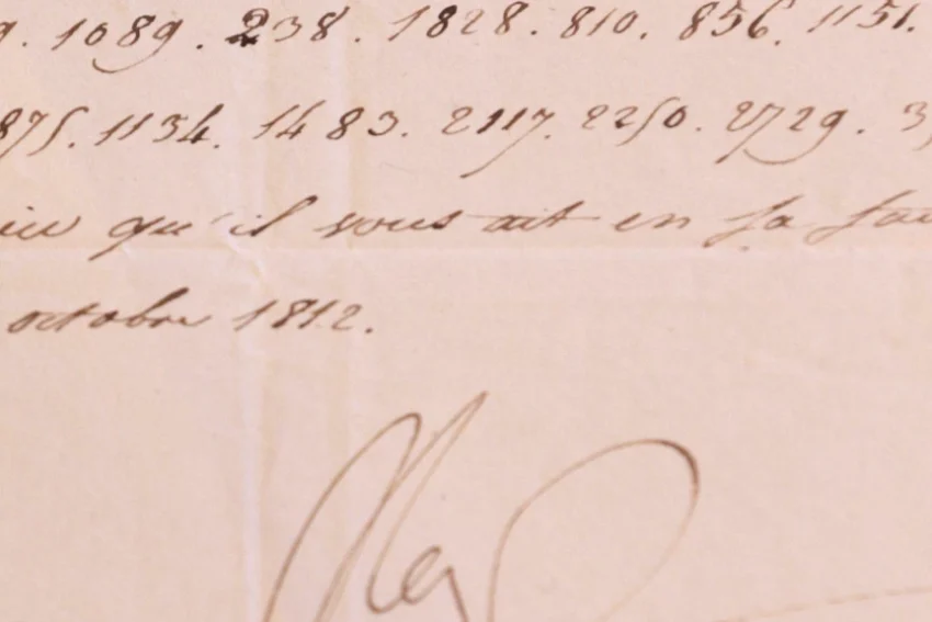 Secret Letter Ordered by Napoleon